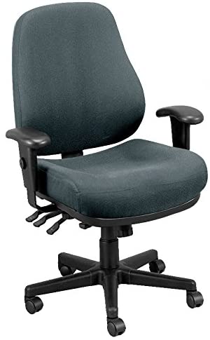 Photo 1 of Eurotech Seating 24/7 Swivel Charcoal Chair, Dove Charcoal
