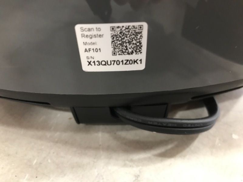 Photo 4 of Ninja Air Fryer, 1550-Watt Programmable Base for Air Frying, Roasting, Reheating & Dehydrating with 4-Quart Ceramic Coated Baske
