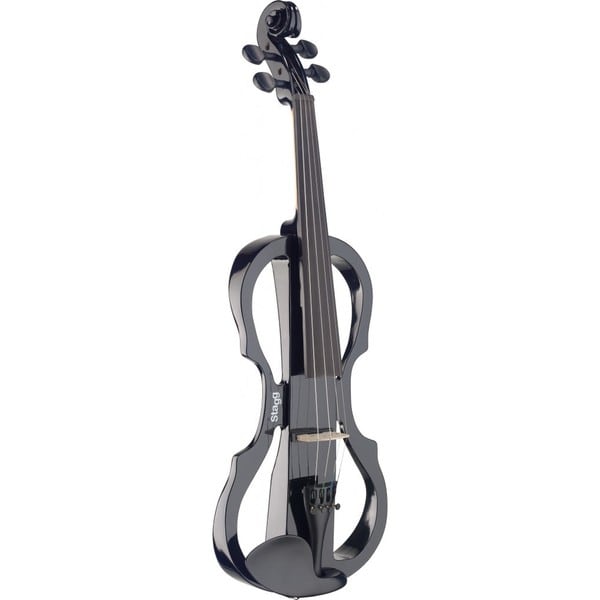 Photo 1 of (BENT BOW; COSMETIC DAMAGES; LOOSE, POSSIBLY BROKEN ATTACHMENTS)
Stagg Evn X-4/4 Series Electric Violin Outfit Black
