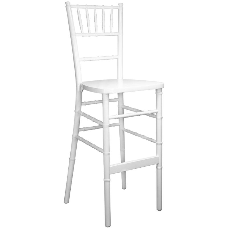 Photo 1 of (COSMETIC/DENTED DAMAGES) 
Flash Furniture Advantage White Chiavari Bar Stools
