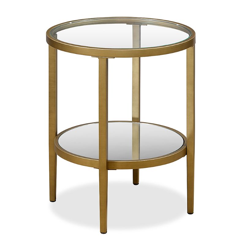 Photo 1 of (SCRATCHED MIRROR)
Camden&Wells - Hera Round Side Table - Antique Brass
