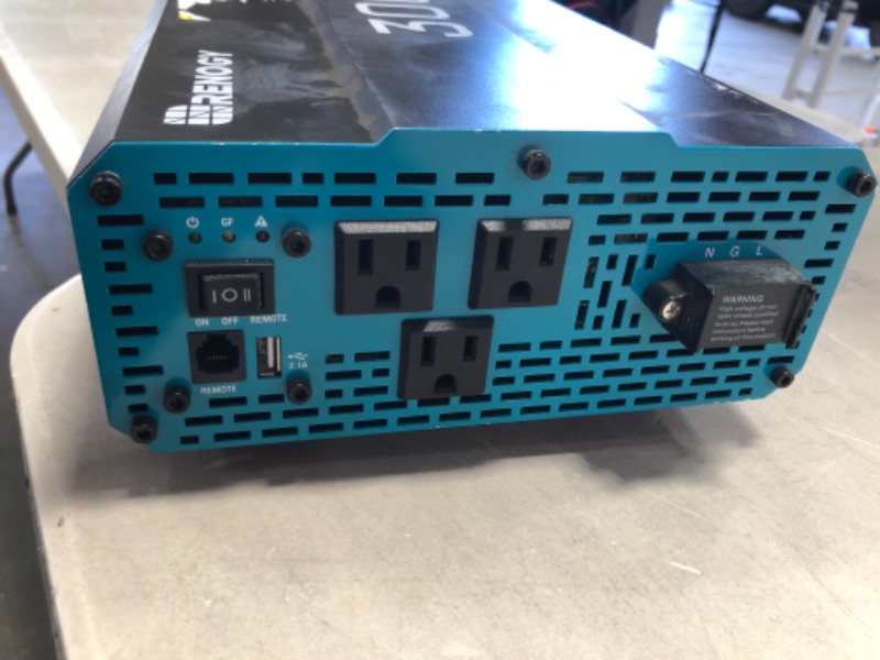 Photo 1 of (PART SALE ONLY: missing powercords/manual; SCRATCHED)
Renogy 3000W 12V Pure Sine Wave Inverter 3000 Watt Solar Power Battery Converter 12VDC to 120Vac ETL Listed
