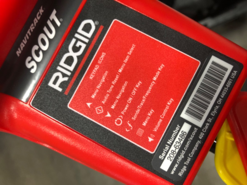 Photo 4 of (NOT FUNCTIONAL; GLITCHES)
RIDGID Wireless Hand-Held NaviTrack Scout Pipe Locator