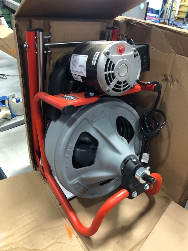 Photo 2 of 
RIDGID
K-400 Drain Cleaning 115V Drum Machine with C-45IW 1/2 in. x 75 ft. Cable