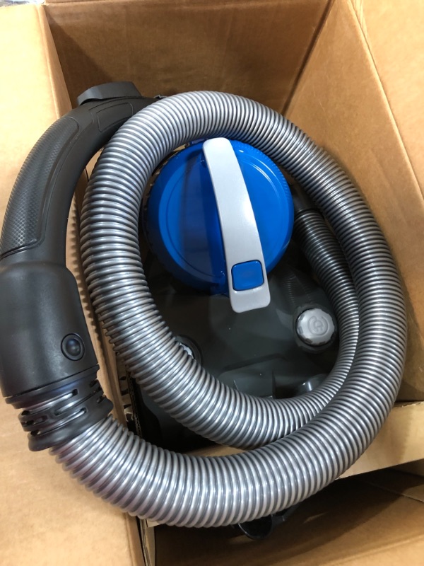 Photo 3 of Eureka NEN110A Bagless Canister Vacuum Cleaner, Lightweight Corded Vacuum for Carpets and Hard Floors, Blue
