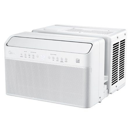 Photo 1 of Midea 10,000 BTU Smart Inverter U-Shaped Window Air Conditioner, 35% Energy Savings, Extreme Quiet, MAW10V1QWT