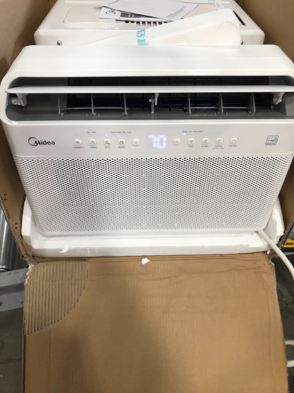 Photo 2 of Midea 10,000 BTU Smart Inverter U-Shaped Window Air Conditioner, 35% Energy Savings, Extreme Quiet, MAW10V1QWT