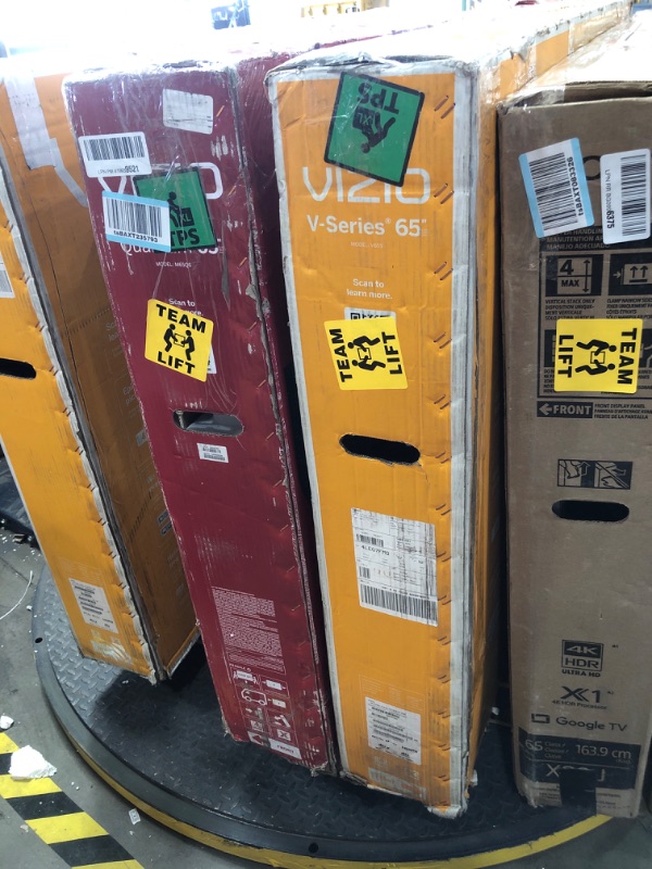 Photo 1 of MIXED PALLET OF DAMAGED TVS**NO REFUNDS**MIXED SIZES