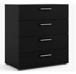 Photo 1 of Tvilum Pepe 4 Drawer Chest - Black Matte