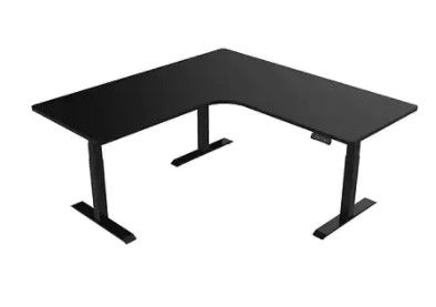 Photo 1 of INCOMPLETE CONTAIN ONLY 2 OUT OF 3 BOX * Hanover Electric Sit or Stand Desk with Adjustable Heights, BLACK