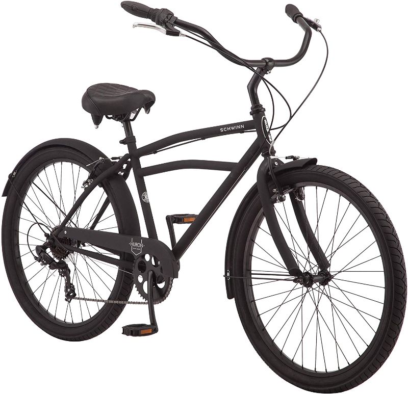 Photo 1 of 
Schwinn Huron Adult Beach
Style:Huron 7-speed
Size:17-Inch/Medium
Color:Black