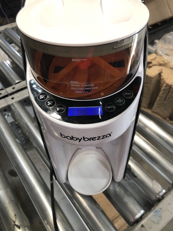 Photo 2 of New and Improved Baby Brezza Formula Pro Advanced Formula Dispenser Machine - Automatically Mix a Warm Formula Bottle Instantly - Easily Make Bottle with Automatic Powder Blending
