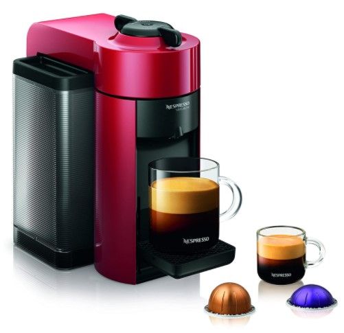 Photo 1 of (DOES NPT FUNTION, DAMAGED)Nespresso GCC1-US-RE-NE VertuoLine Evoluo Coffee and Espresso Maker, Red (Discontinued Model)
