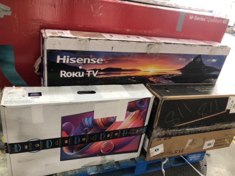 Photo 3 of MIXED PALLET OF DAMAGED TVS AND MONITORS**NO REFUNDS**MIXED SIZES