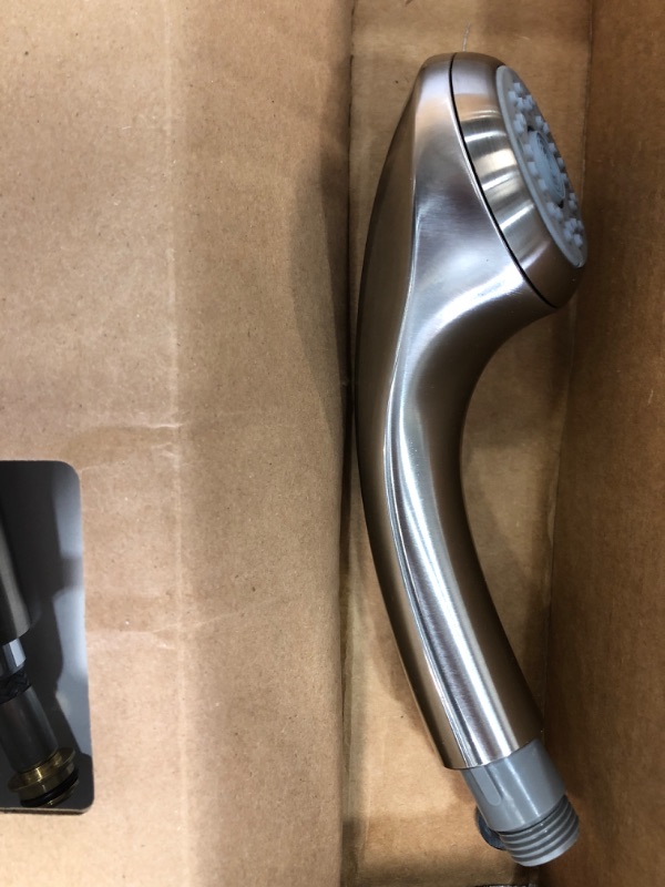 Photo 3 of **MISSING PARTS** Hansgrohe Allegro E Premium 1-Handle 13-inch Tall Stainless Steel Kitchen Faucet with Pull Down Sprayer with Quick Clean in Stainless Steel Optic, 04076860
