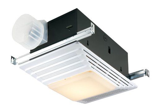 Photo 1 of 1,300-Watt Recessed Convection Heater with Light in White
