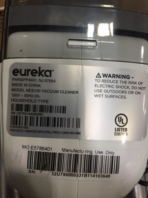 Photo 3 of Eureka Lightweight Corded Stick Vacuum Cleaner Powerful Suction Convenient Handheld Vac with Filter for Hard Floor, 3-in-1, Aqua Blue