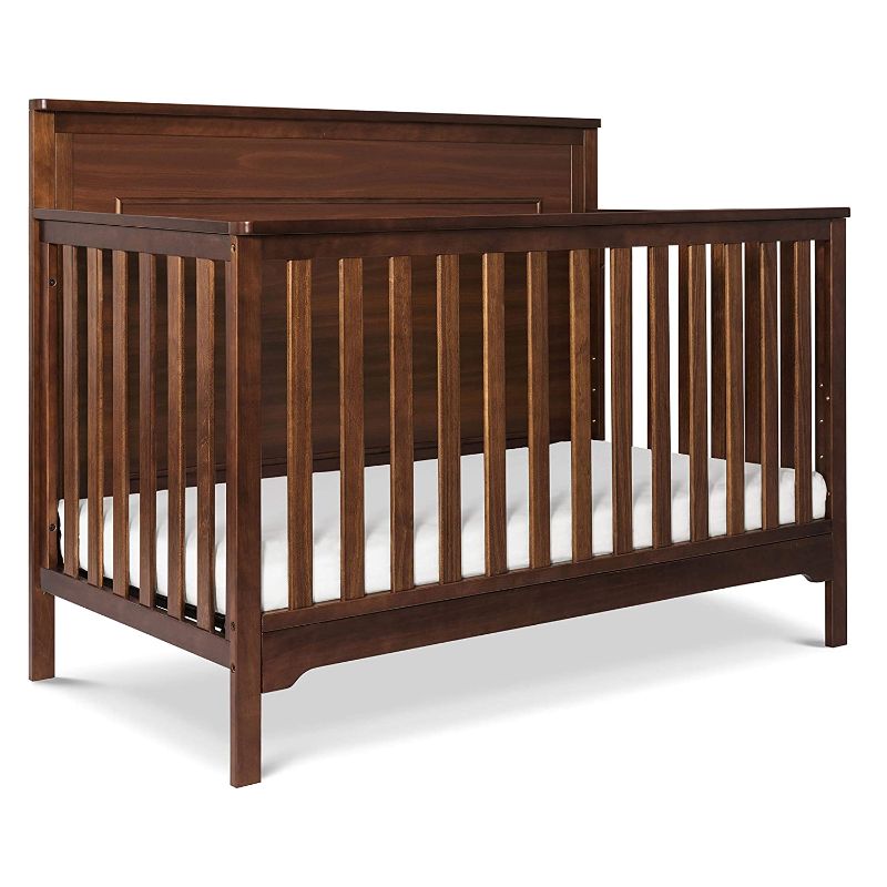 Photo 1 of Carter's by DaVinci Dakota 4-in-1 Convertible Crib in Espresso, Greenguard Gold Certified
