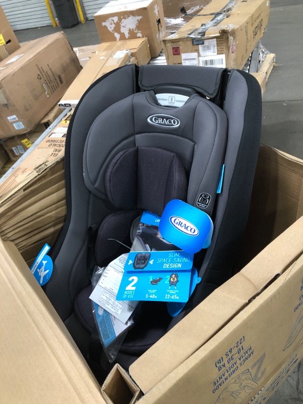 Photo 2 of Graco Contender Slim Convertible Car Seat, West Point
