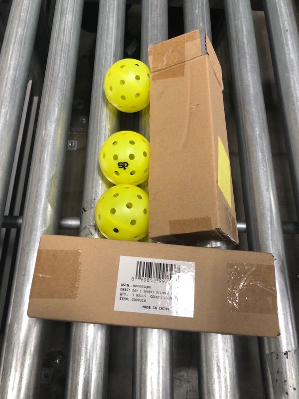 Photo 2 of 2 BOXES OF INDOOR or OUTDOOR Pickleball Balls in 3, 4, 6, or 12 Pack by Day 1 Sports - Professional, Durable Pickleballs- Made to USAPA Specifications for Tournament Play
