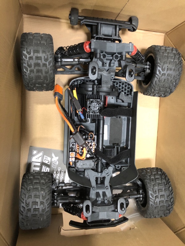 Photo 4 of MISSING BATTERY UNABLE TO TEST, ARRMA RC Truck 1/10 VORTEKS 4X4 3S BLX Stadium Truck RTR (Batteries and Charger Not Included), Purple, ARA4305V3T2
