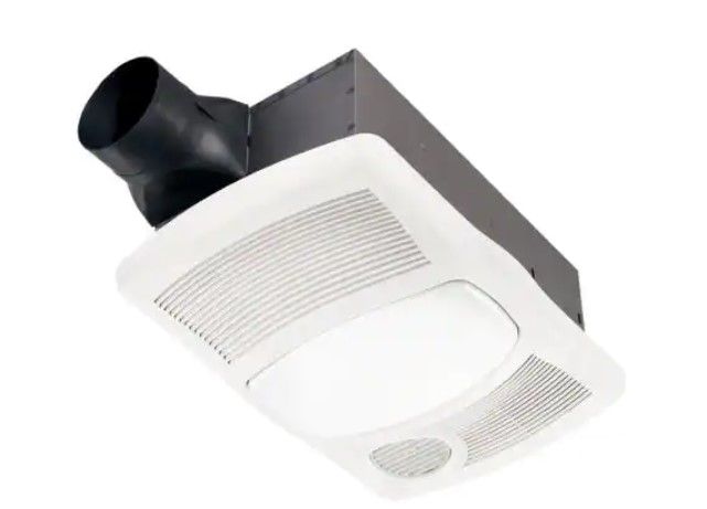 Photo 1 of 110 CFM Ceiling Bathroom Exhaust Fan with Light and 1500-Watt Heater
