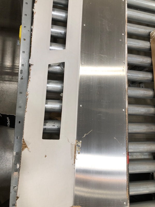 Photo 1 of Schlage 8 in. x 34 in. Satin Stainless-Steel Commercial Kick Plate