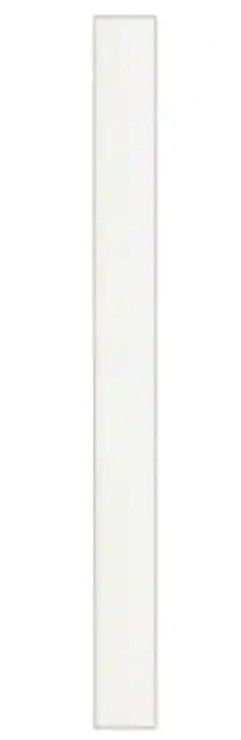 Photo 1 of 3 in. x 36 in. x 0.75 in. Cabinet Filler in Satin White
set of 4