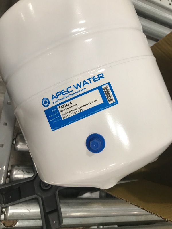 Photo 2 of APEC Water Systems TANK-4 4 Gallon Residential Pre-Pressurized Reverse Osmosis Water Storage Tank