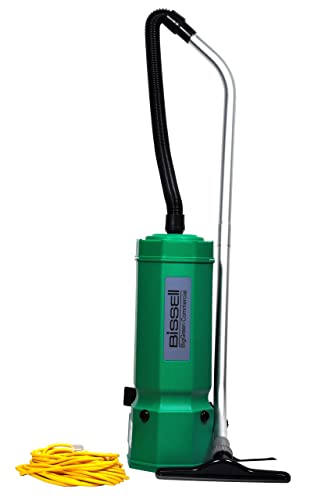 Photo 1 of Bissell BigGreen Commercial BG1001 High Filtration Backpack Vacuum, 1375W, 25.5" Height, 10 qt Capacity, Red
