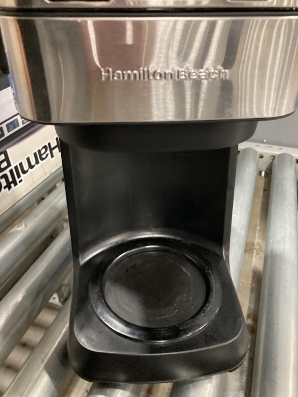 Photo 7 of Hamilton Beach Programmable Coffee Maker, 12 Cups, Front Access Easy Fill, Pause & Serve, 3 Brewing Options, Black (46310)
