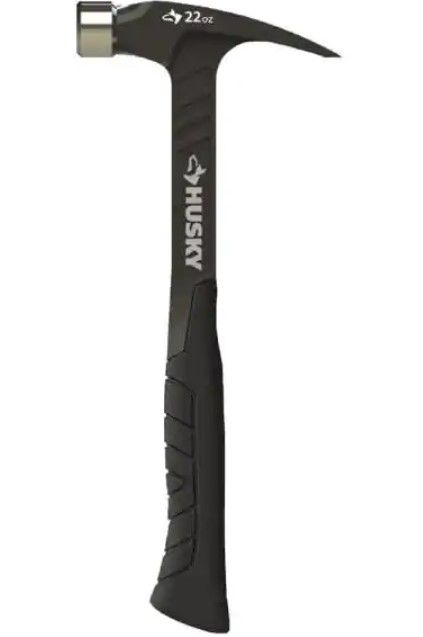Photo 1 of 22 oz. Milled Steel Framing Hammer
  S 