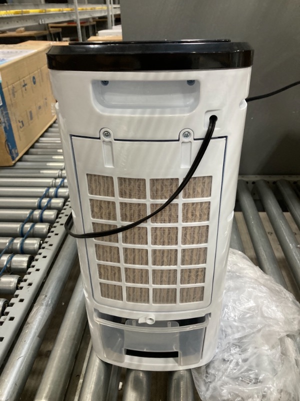 Photo 1 of BREEZEWELL 3-IN-1 Evaporative Air Cooler, Portable Air Conditioner Fan/Humidifier with Ice Box, 12H Timer&Remote Control,Ultra-quiet,65° Oscillating Personal Evaporative Cooler for Room Home&Office
