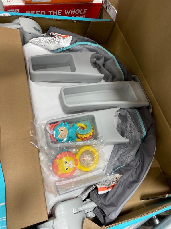 Photo 2 of Fisher-Price On-the-Go Baby Dome, Grey/Blue/Yellow/White
