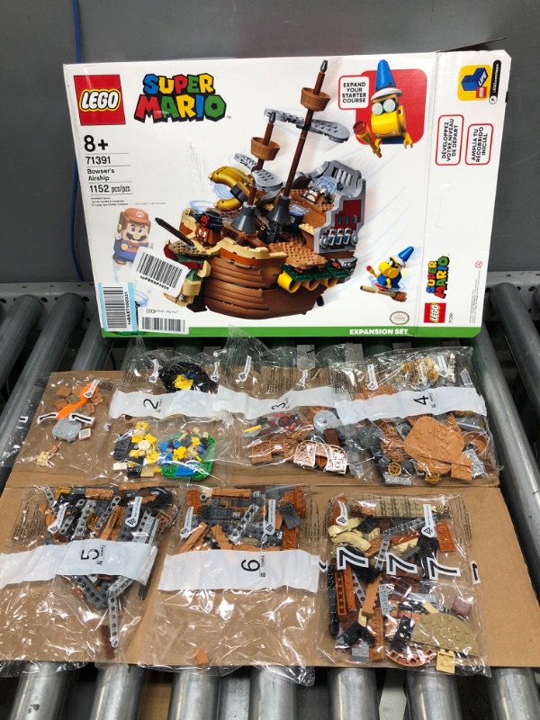 Photo 2 of ***FACTORY SEALED*** LEGO Super Mario Bowser’s Airship Expansion Set 71391 Building Kit; Collectible Build-Display-and-Play Toy for Kids, New 2021 (1,152 Pieces) Frustration-Free Packaging                                                                   