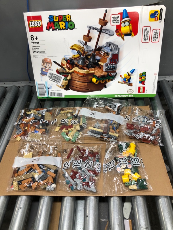 Photo 3 of ***FACTORY SEALED*** LEGO Super Mario Bowser’s Airship Expansion Set 71391 Building Kit; Collectible Build-Display-and-Play Toy for Kids, New 2021 (1,152 Pieces) Frustration-Free Packaging                                                                   