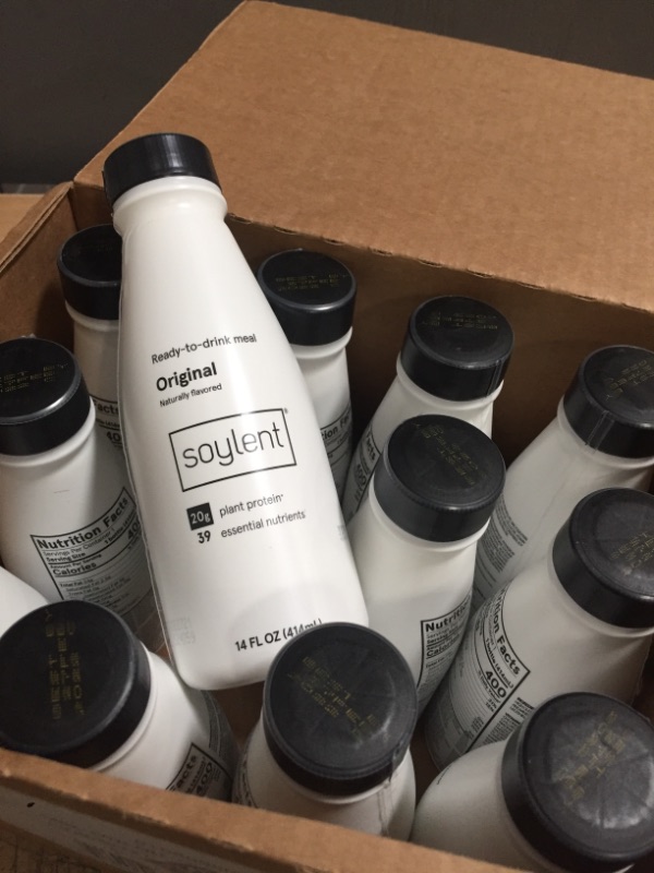 Photo 2 of **BEST IF USED BY 2/22-NOUN REFUNDABLE**Soylent Original 14oz 12PCK
