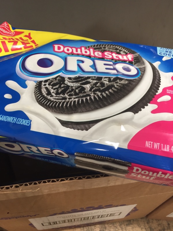 Photo 2 of **BEST BY 2/22-NOUN RFUNDABLE**Oreo Double Stuff Chocolate Sandwich Cookies, 20 Oz (3 PACK)
