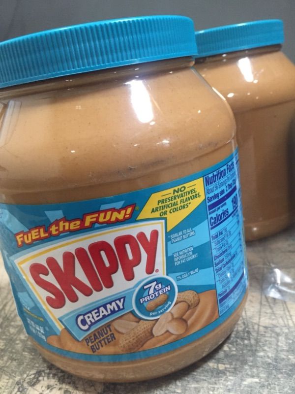 Photo 2 of **BEST IF USED BY 5/22-NOUN REFUNDABLE**SKIPPY Creamy Peanut Butter, 64 Oz 2 PACK
