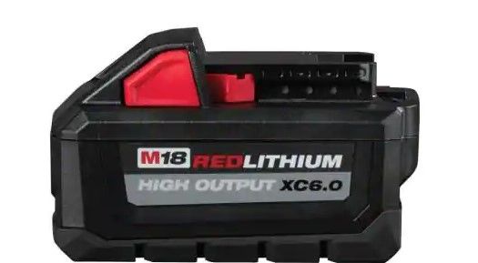 Photo 1 of Milwaukee
M18 18-Volt Lithium-Ion High Output Battery Pack 6.0Ah