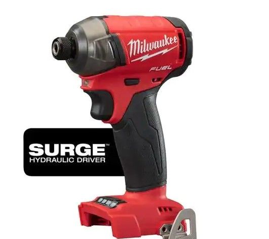 Photo 1 of Milwaukee
M18 FUEL SURGE 18-Volt Lithium-Ion Brushless Cordless 1/4 in. Hex Impact Driver (Tool-Only)