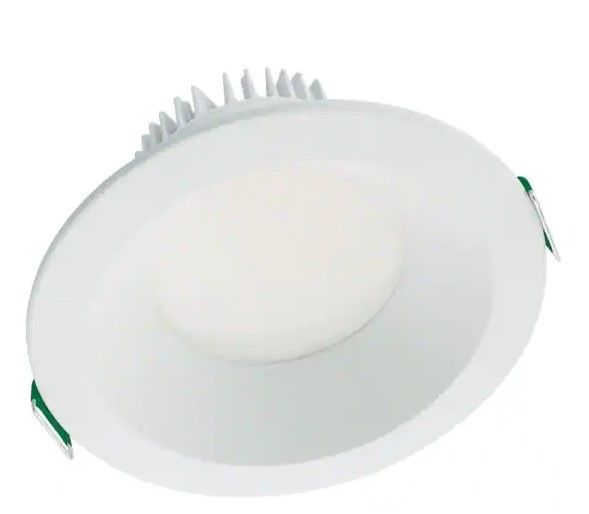 Photo 1 of Halo
LCR8 8 in. Soft White Selectable CCT Integrated LED Recessed Light with Round Surface Mount White Trim Retrofit Module