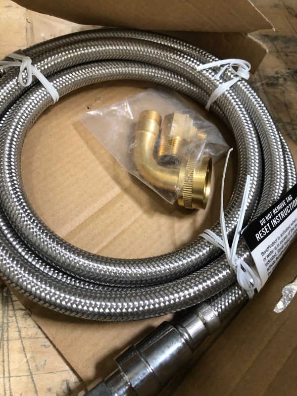 Photo 1 of 6' Dishwasher Supply Hose  **MISSING ACCEESSORIES**