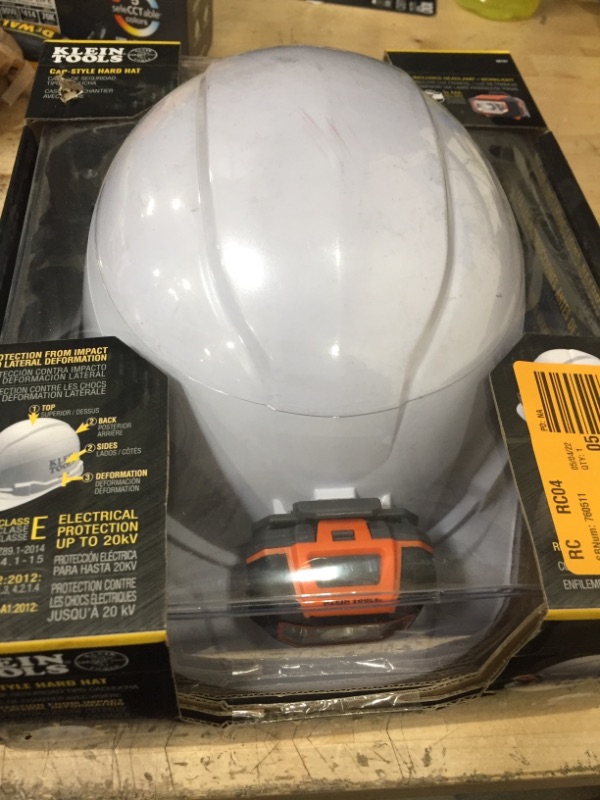 Photo 2 of 
Klein Tools
Hard Hat, Non-Vented, Cap Style with Headlamp