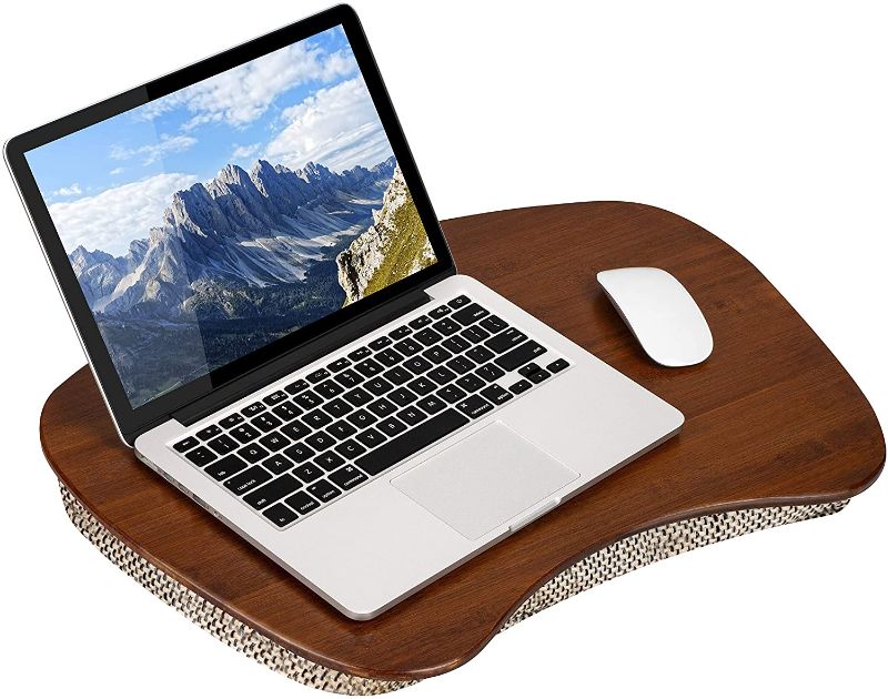 Photo 1 of LapGear Bamboo Lap Desk - Chestnut Bamboo - Fits up to 17.3 Inch Laptops - Style No. 91692
