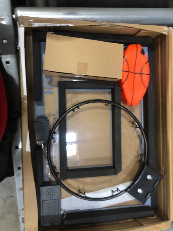 Photo 4 of Franklin Sports Over The Door Basketball Hoop - Slam Dunk Approved - Shatter Resistant - Accessories Included
