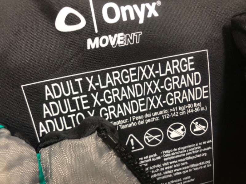 Photo 3 of Onyx MoveVent Dynamic Paddle Sports CGA Life Vest
- X-Large//XX-Large 