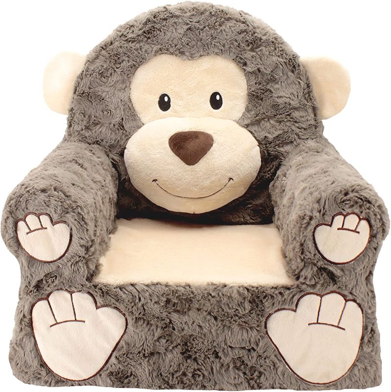 Photo 1 of Animal Adventure | Sweet Seats | Monkey Children's Plush Chair, 14"D x 19"W x 20"H

