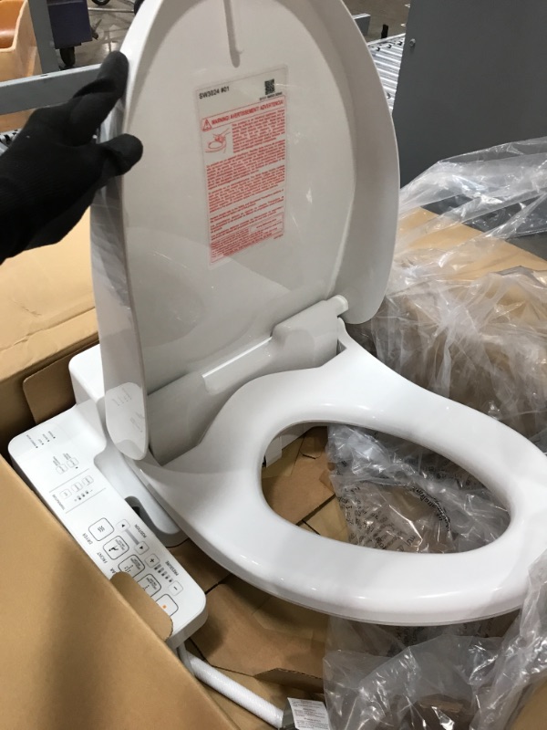 Photo 2 of ***PARTS ONLY*** TOTO WASHLET A2 Electronic Bidet Toilet Seat with Heated Seat and SoftClose Lid, Elongated, Cotton White - SW3004#01
