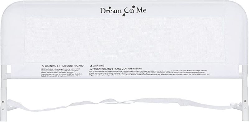 Photo 1 of Dream On Me Mesh Security Bed Rail - White